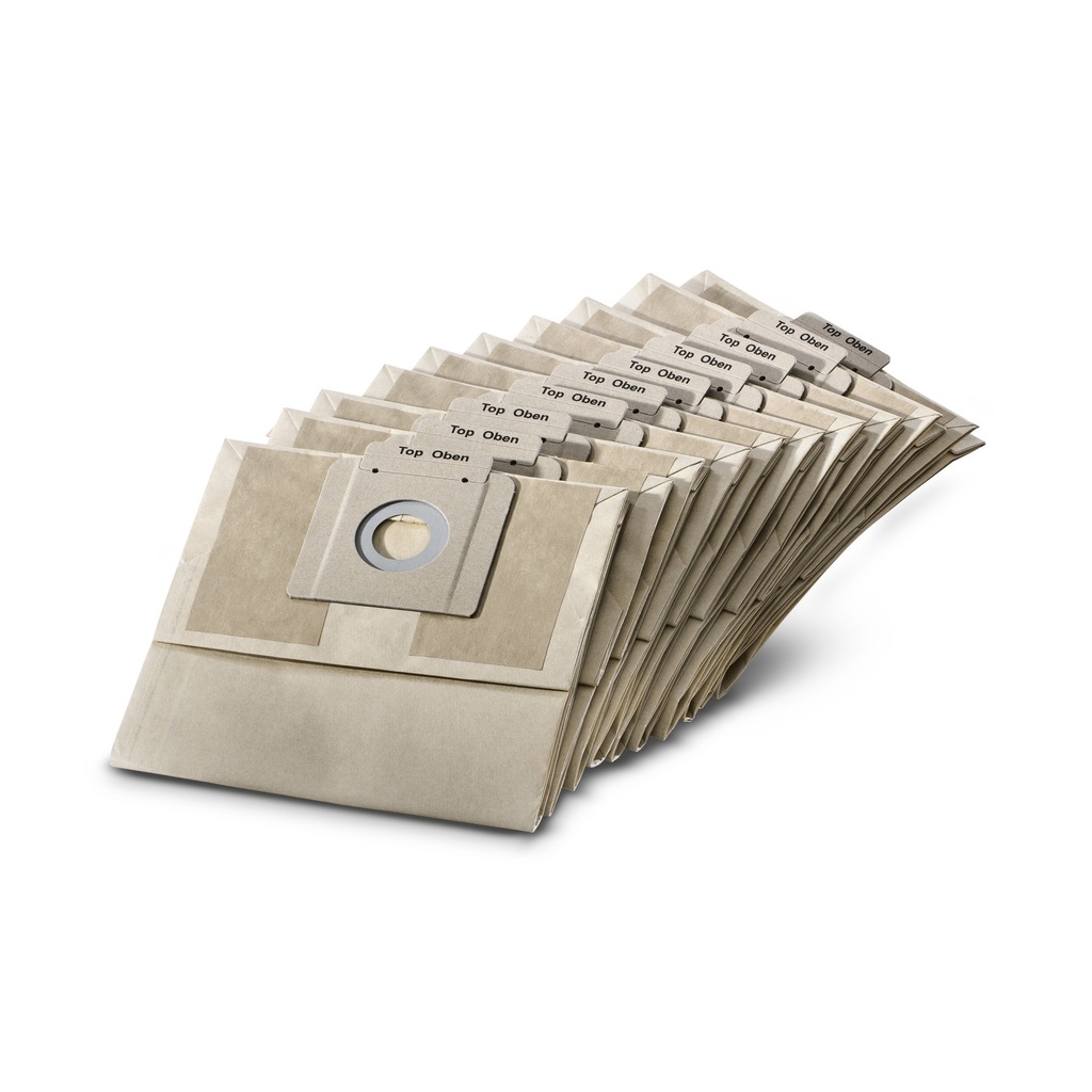 Bolsa filtro papel - 10 unidades BDP 43/450, BDS 43/Duo, BDS 43/180, BV, Karcher