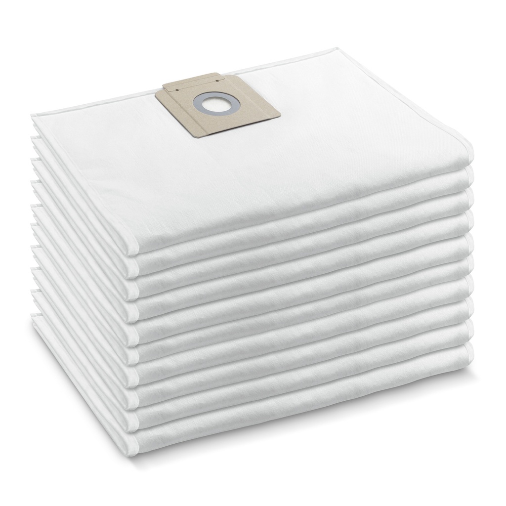 Bolsa filtro poliester 10 unidades T 15/1, T 17/1, Karcher