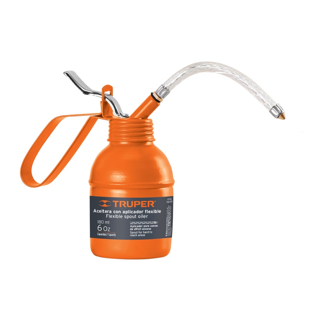 Aceitera con aplicador flexible - 300mL (10oz), Truper