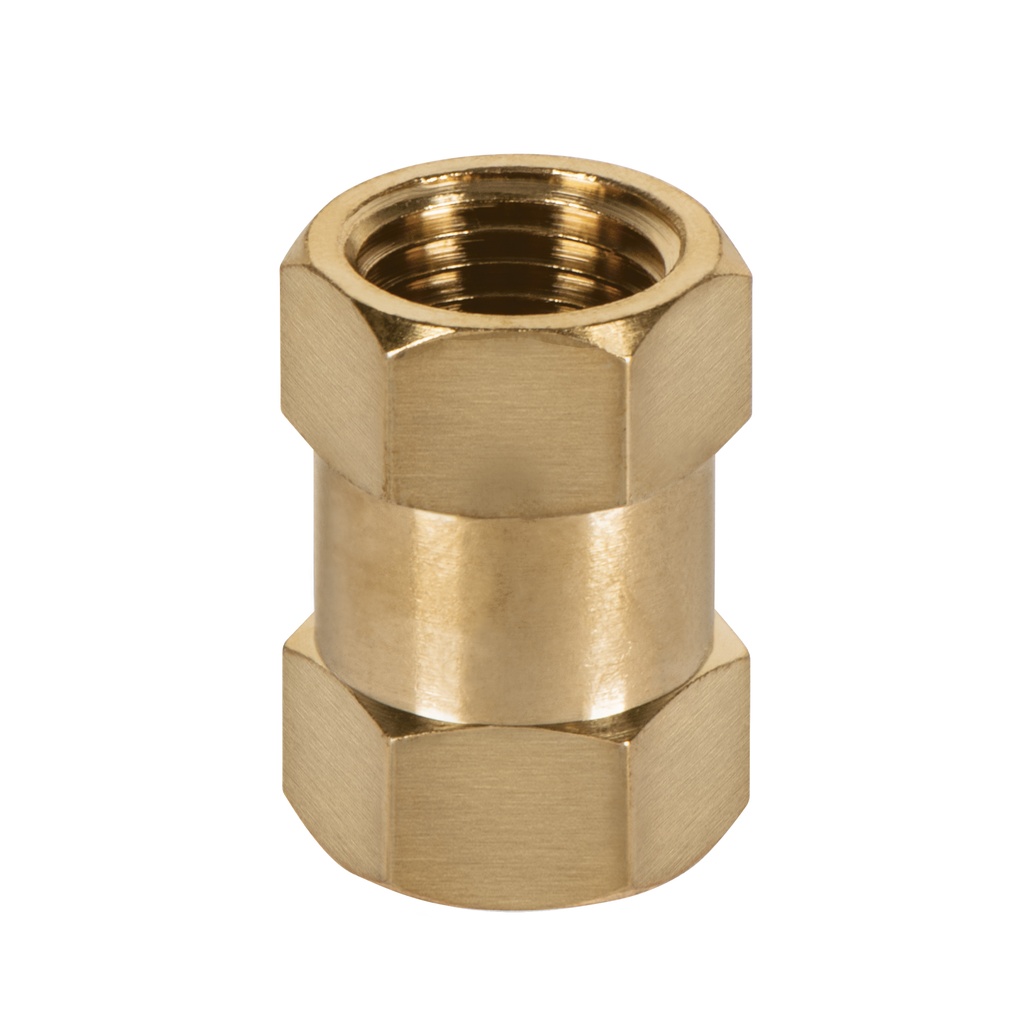 Acople de laton tipo FF cuerda 1/4 NPT, Truper