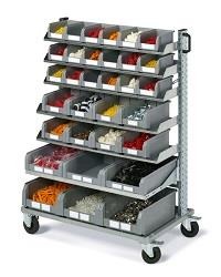 Carro Unimod c/ruedas, c/cont. 1023X613X1430, Storage Compat