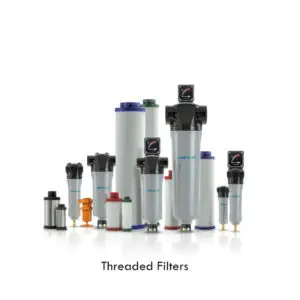 Filtro coalescente | carcasa azul FS 321 (N1 1/2) - CP Tamaño 12 Grado S 151.4L/S 321CFMs 1 1/2” Conexión NPT, Chicago Pneumatic