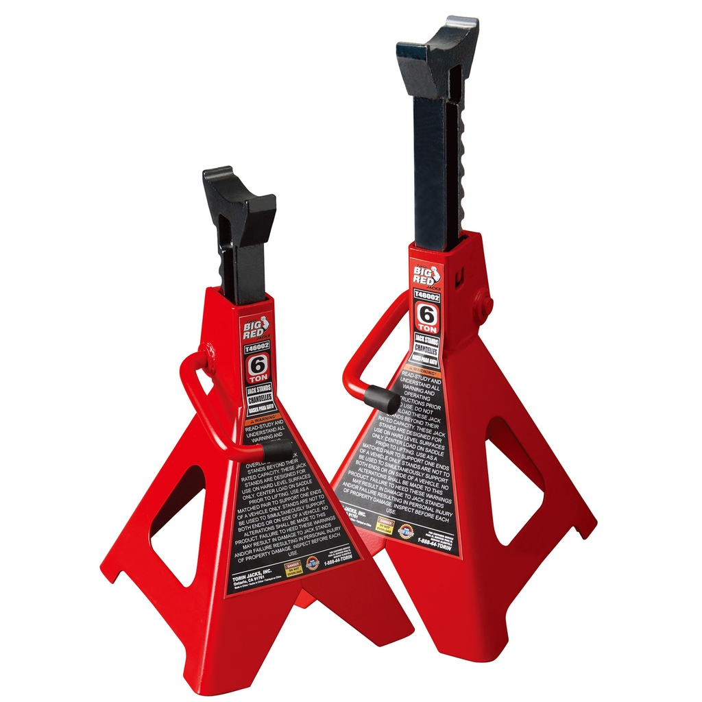 Caballete de apoyo 6 TON (PAR), Big red