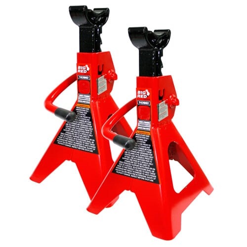 Caballete de apoyo c/base 10TON (Par), Big red
