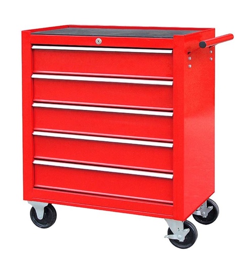 [NTBR1305-X] Coche de herramientas de 5 cajones, Big red