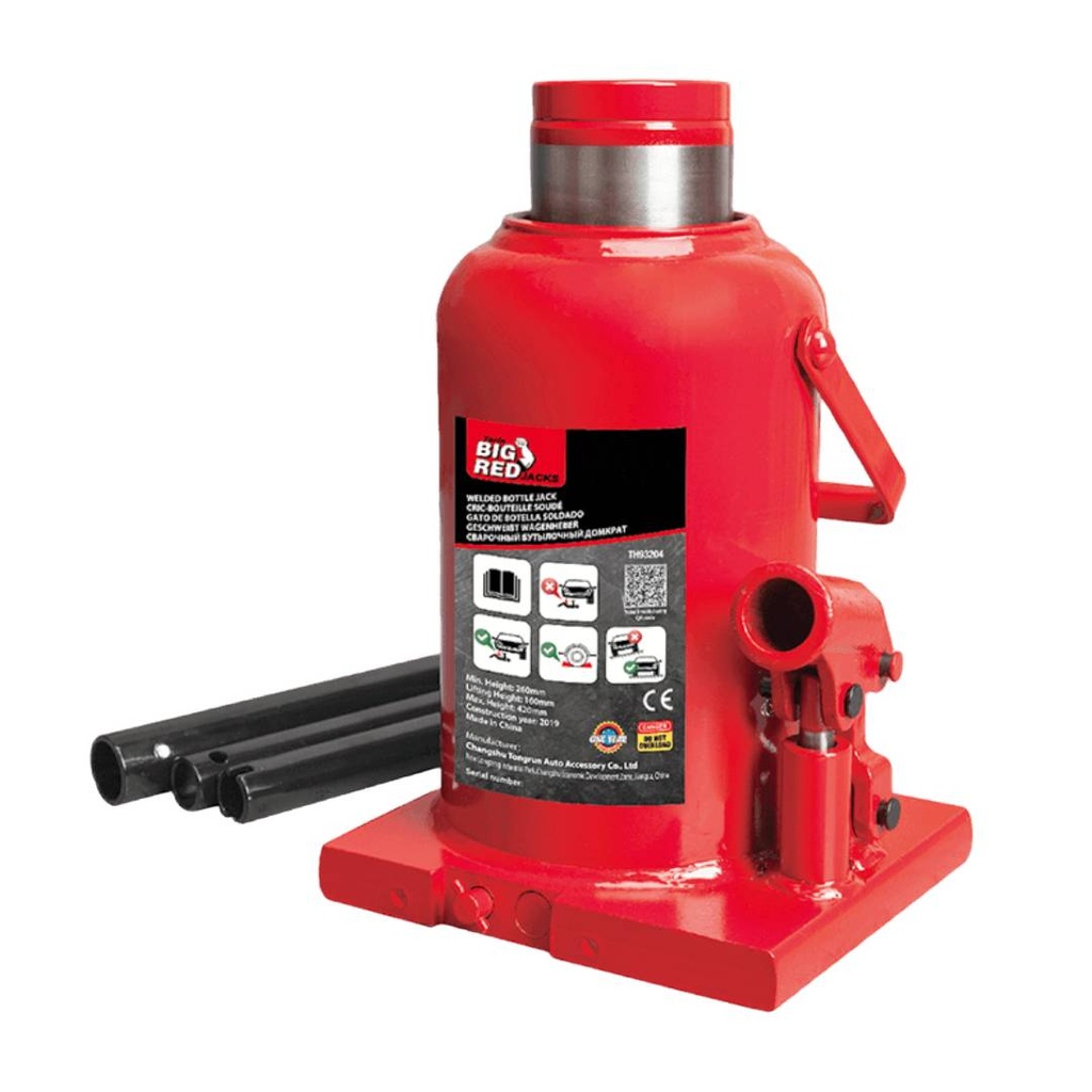 GATA BOTELLA HIDRAULICA 20 TON, BIG RED