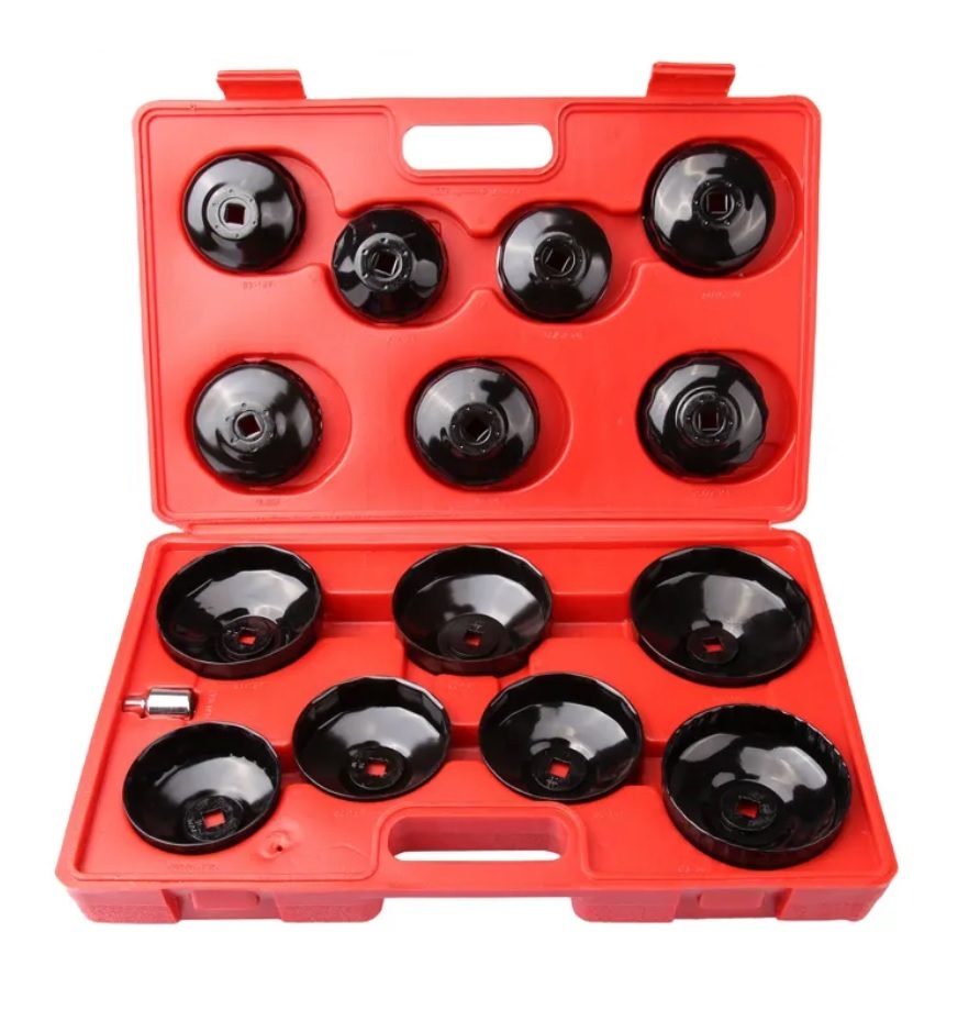 Juego de 14 llaves p/desmontar filtros de ace, Big red