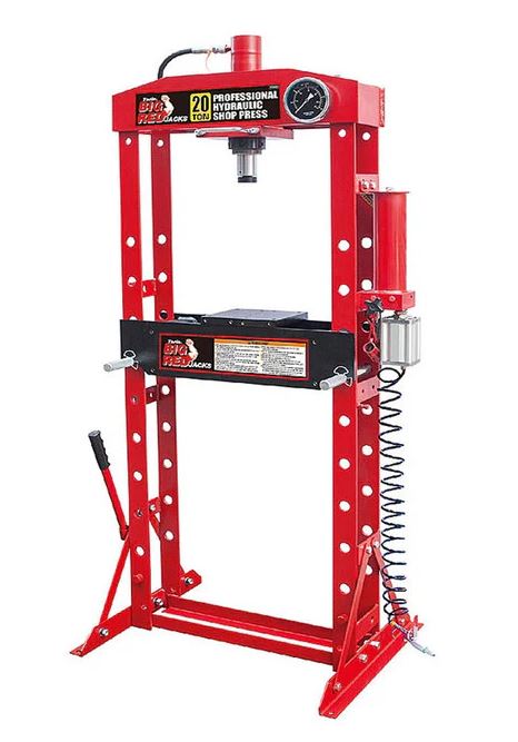 Prensa oleo neumatica 30 TON, Big red