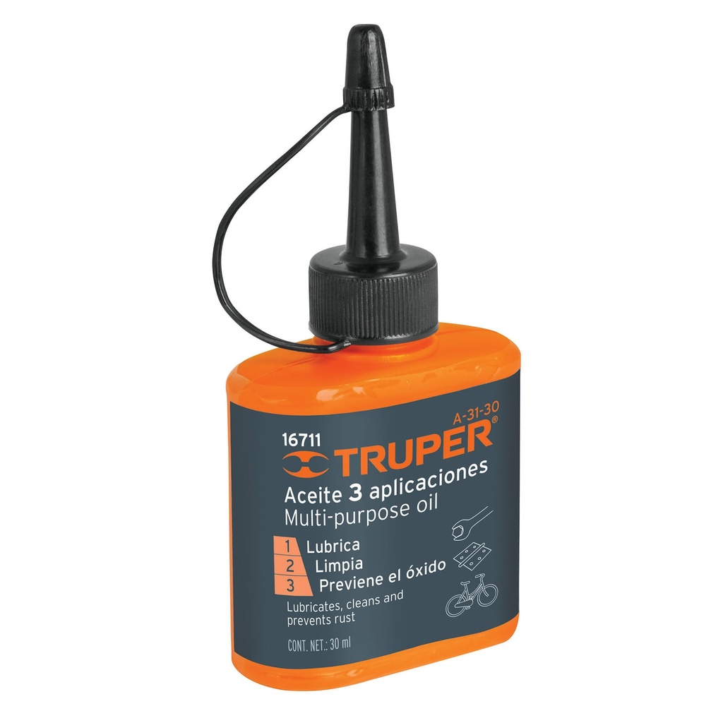 Aceites Multiusos 3en1 - 30mL (1oz), Truper