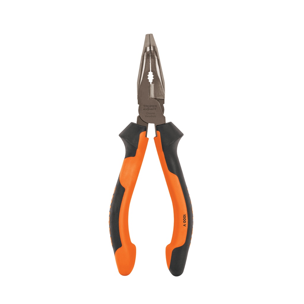 Alicate de punta curva 6" mango comfort grip, Truper