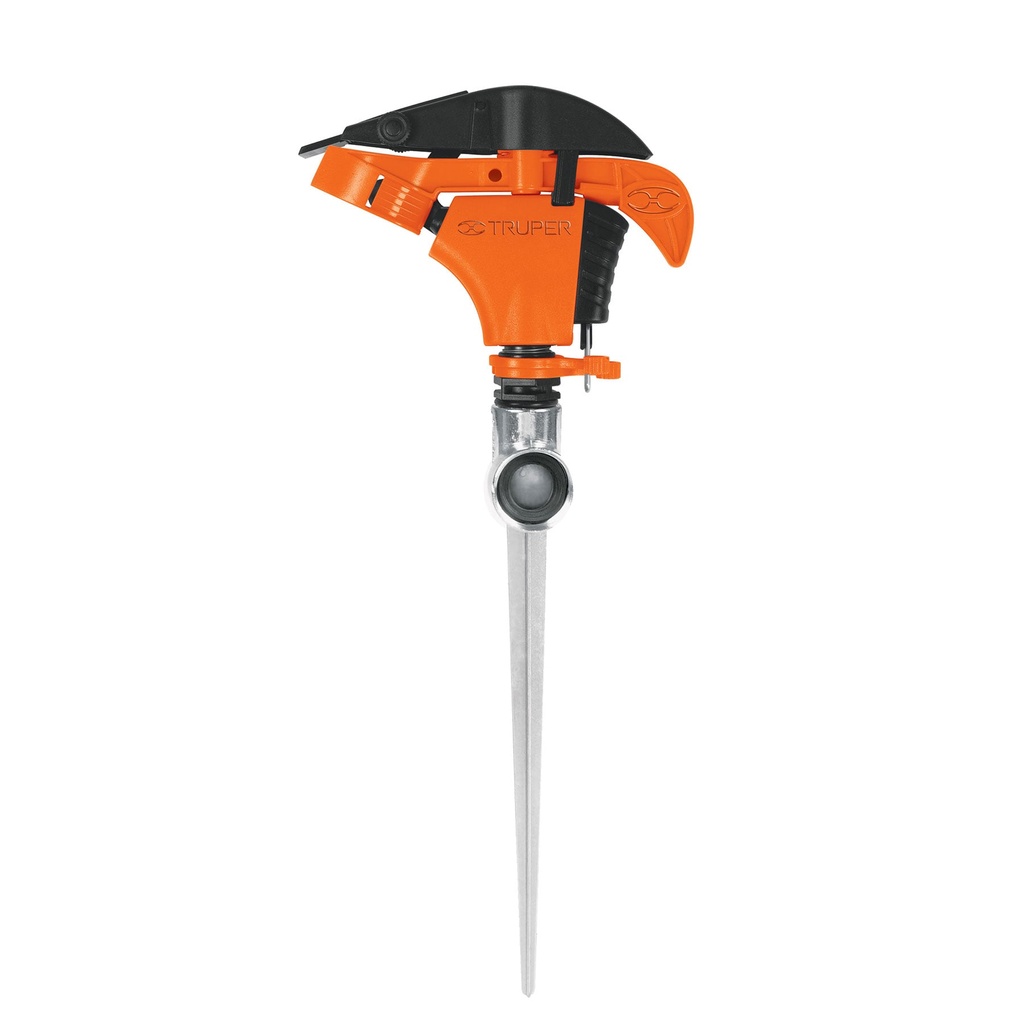 Aspersor plastico 1 via y estaca de 11", Truper
