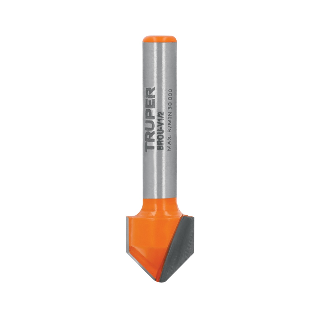 Broca para router en V, 1/2" x 17.4mm, Truper