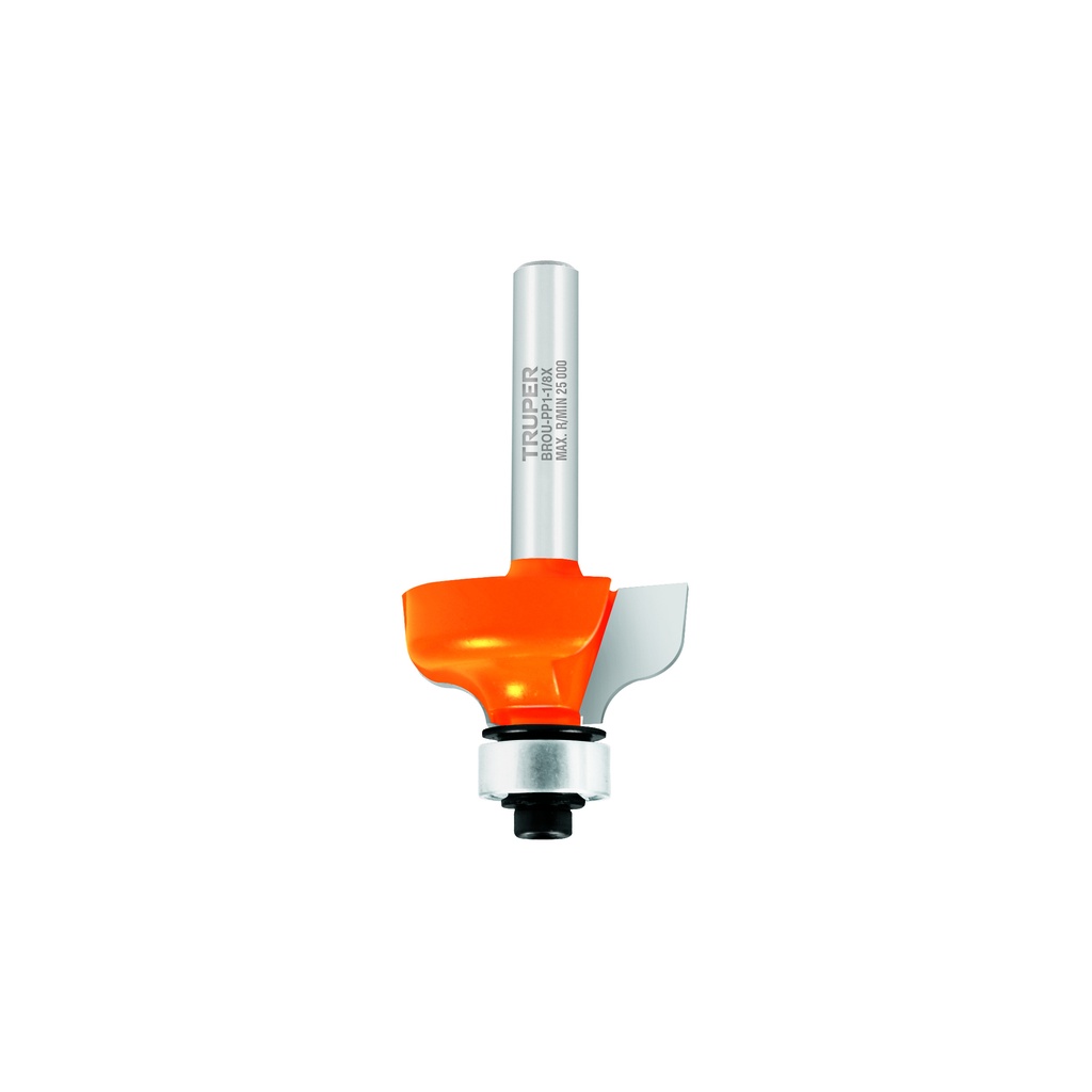 Broca para router pecho de paloma con balero  1 1/8" x 12.7mm, Truper
