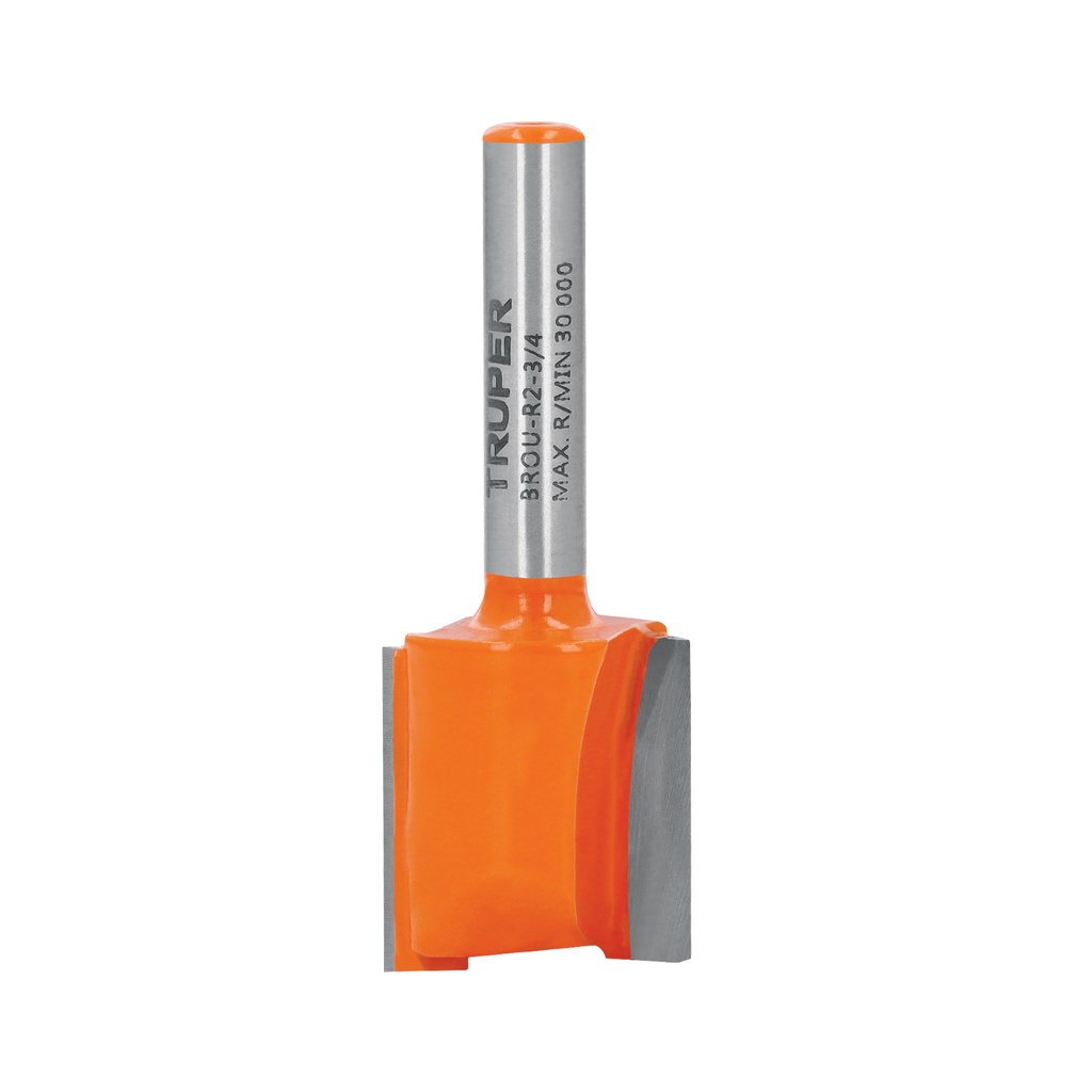 Broca para router recta con dos filos, 3/4" x 20mm, Truper