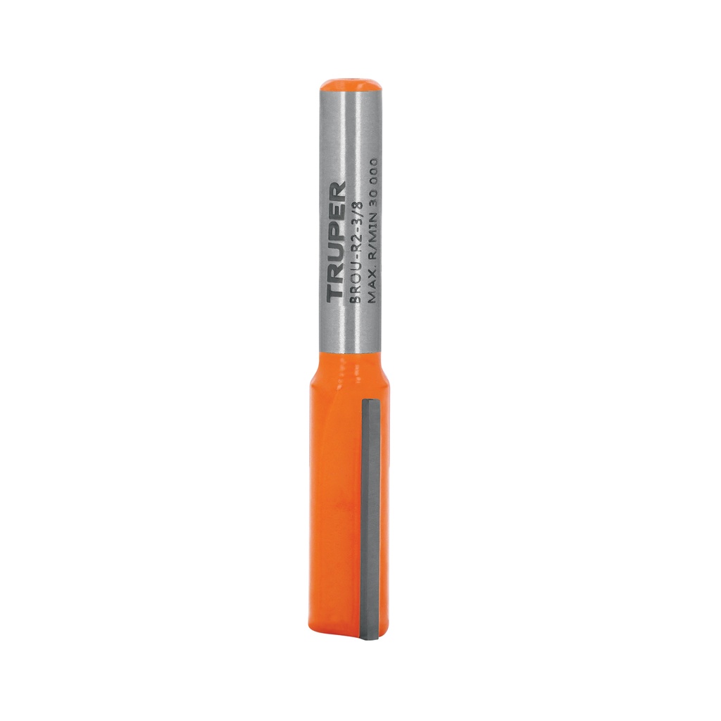 Broca para router recta con dos filos, 3/8" x 25.4mm, Truper