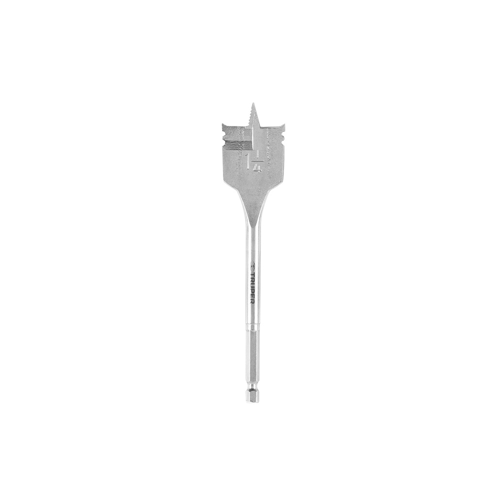 Broca plana para madera 1 1/4", Truper