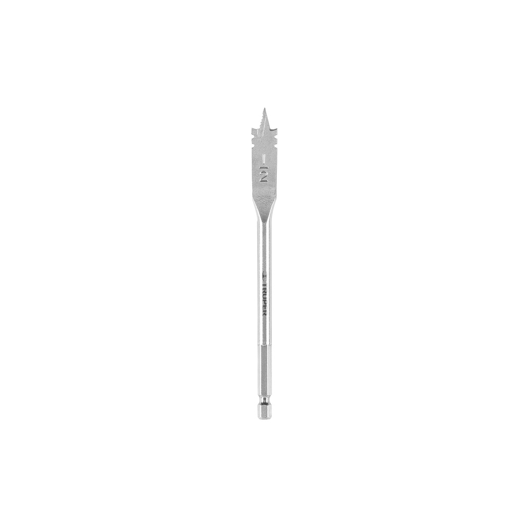 Broca plana para madera 1/2", Truper