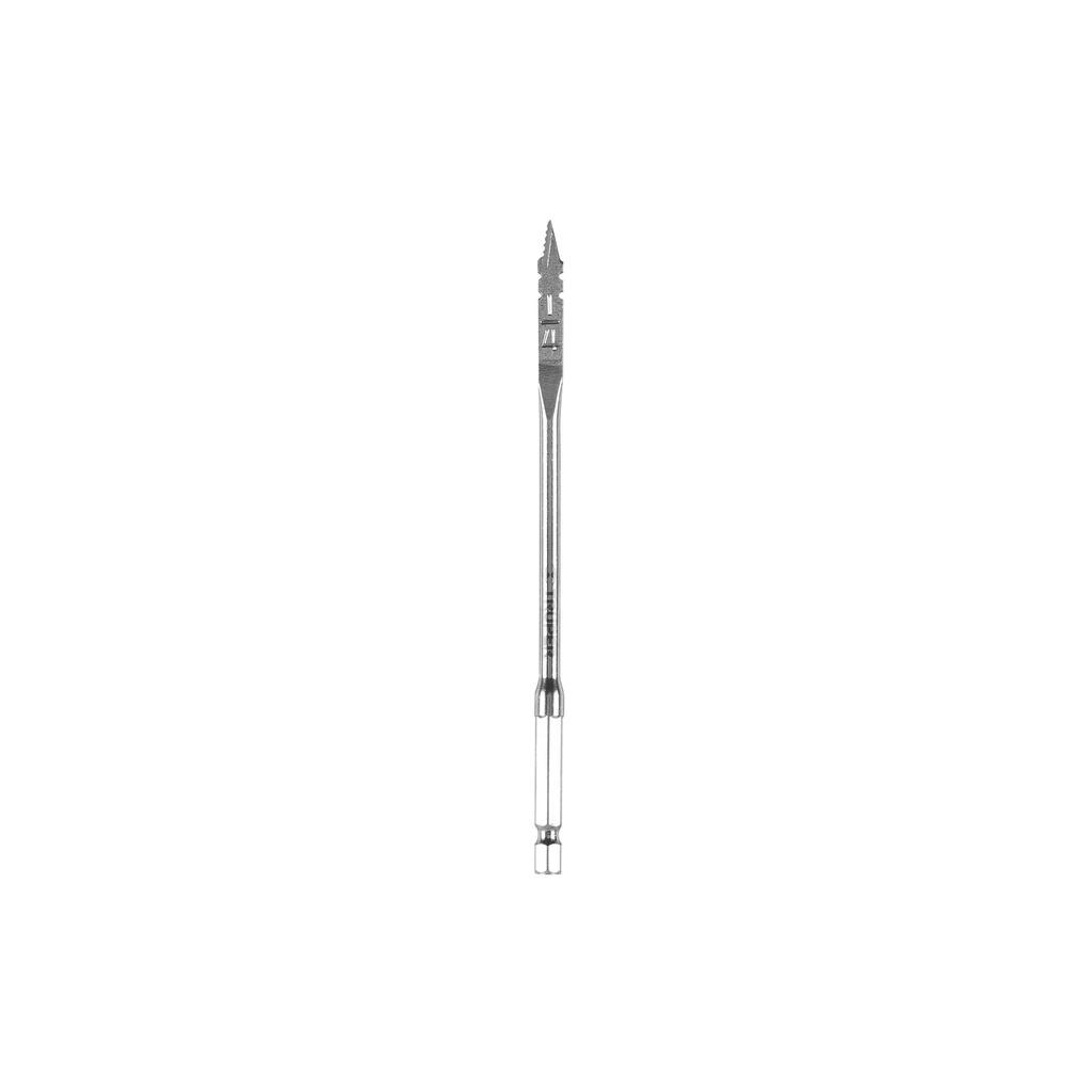 Broca plana para madera 1/4", Truper