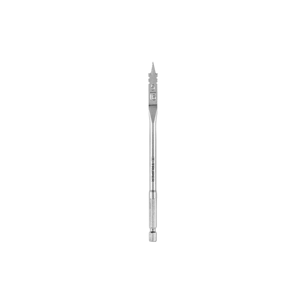Broca plana para madera 5/16", Truper