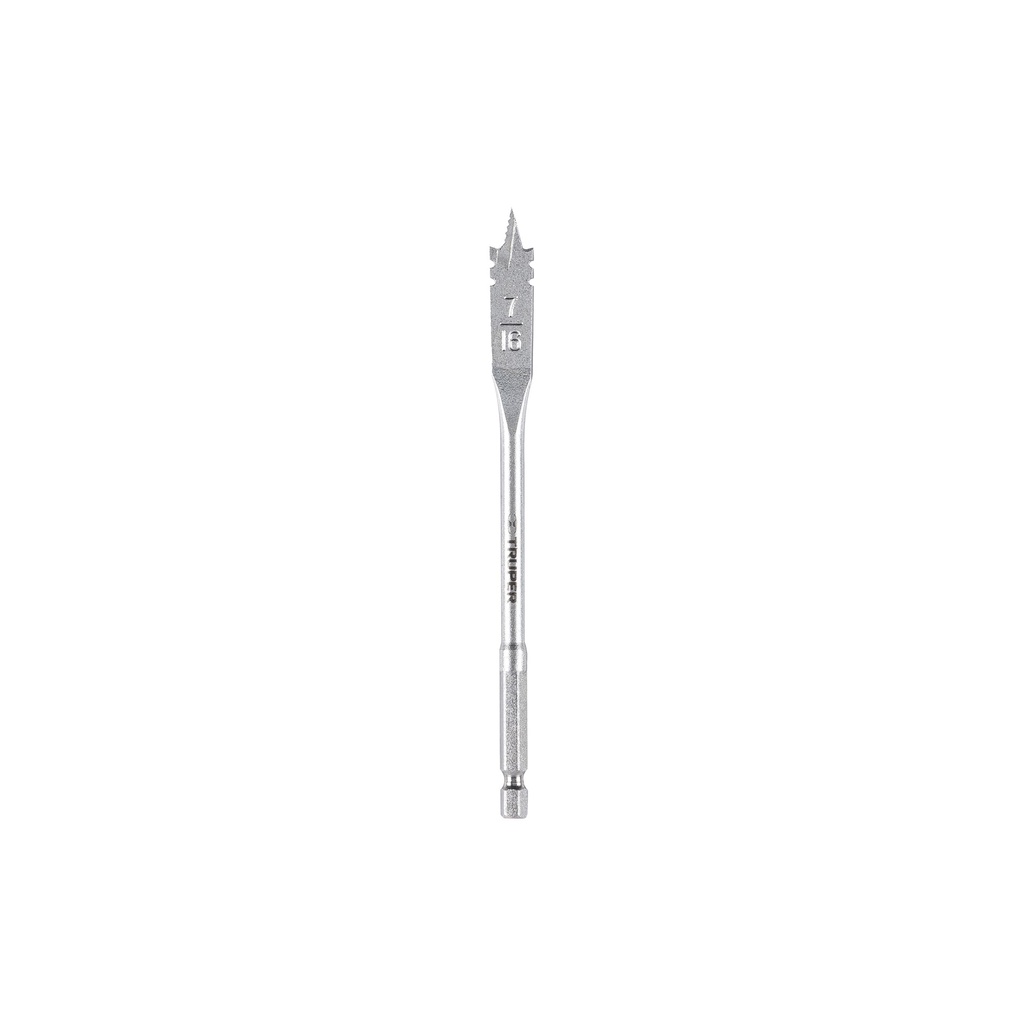 Broca plana para madera 7/16", Truper