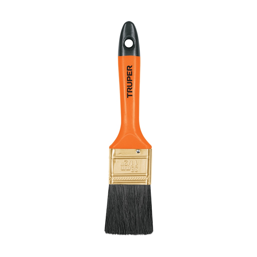 Brocha profesional mango plastico 100% cerda natural 1 1/2", Truper
