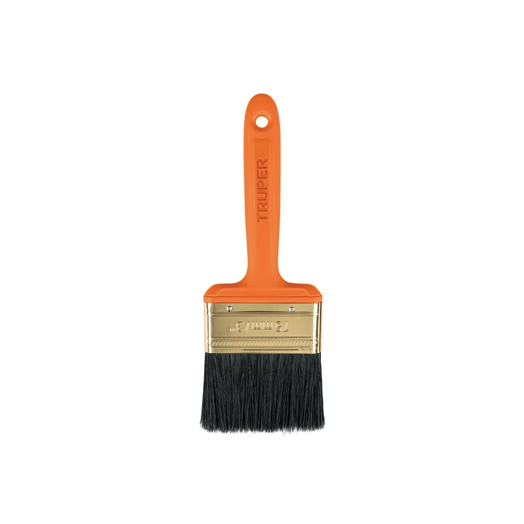 Brocha profesional mango plastico 100% cerda natural 3", Truper
