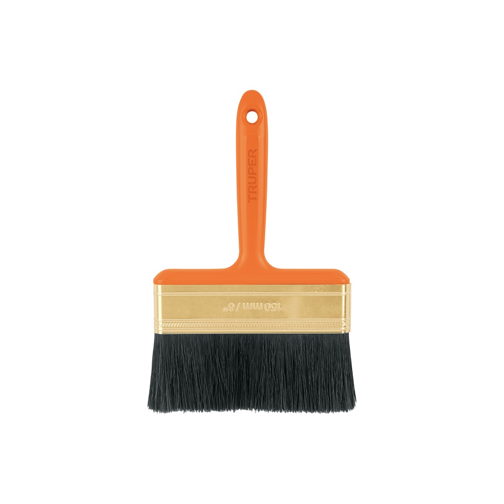 Brocha profesional mango plastico 100% cerda natural 6", Truper
