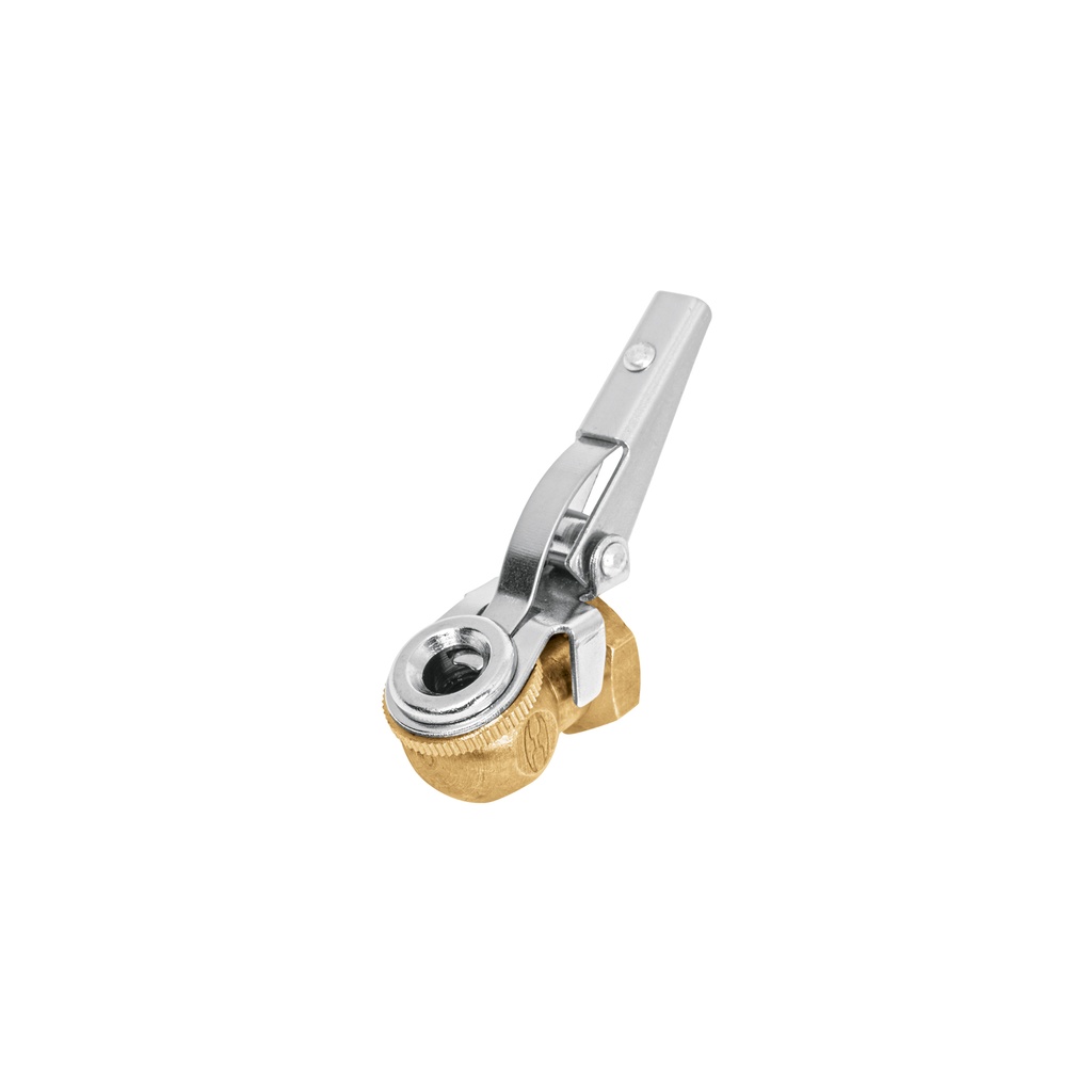Cabeza infladora de llantas c/clip hembra cuerda 1/4 NPT, Truper