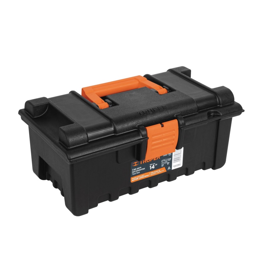 Caja para herramienta de 14" sin compartimentos, Truper