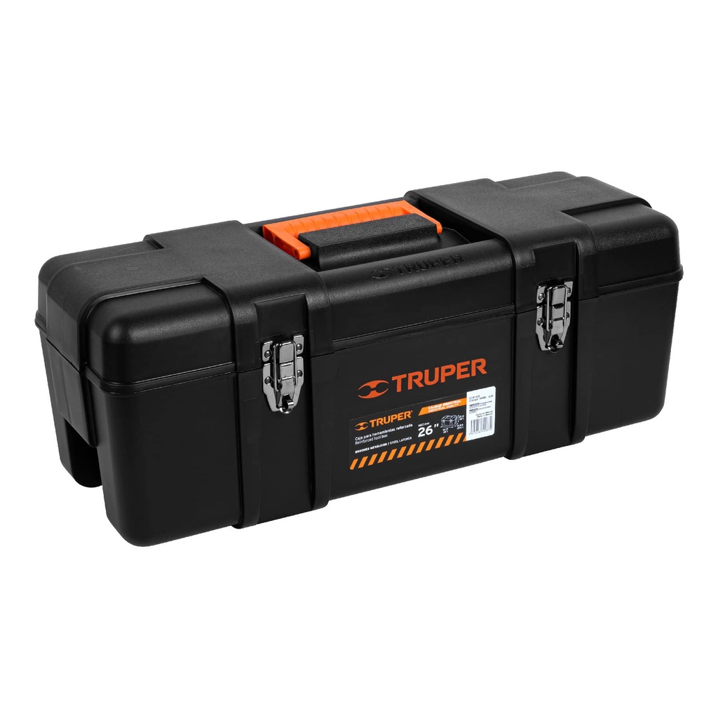 Caja para herramienta plastica de 26" industrial, Truper