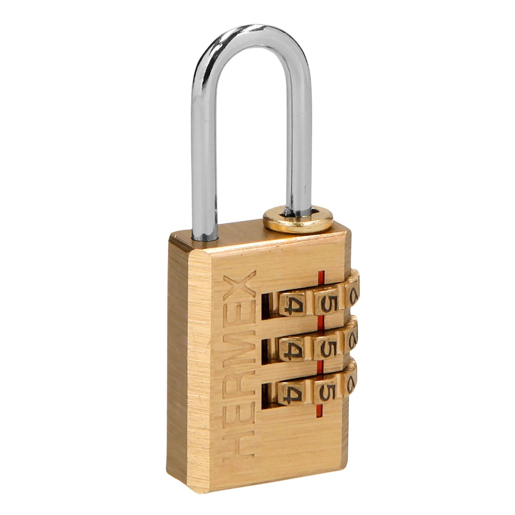 Candado de combinacion, cuerpo de laton 20mm, Truper