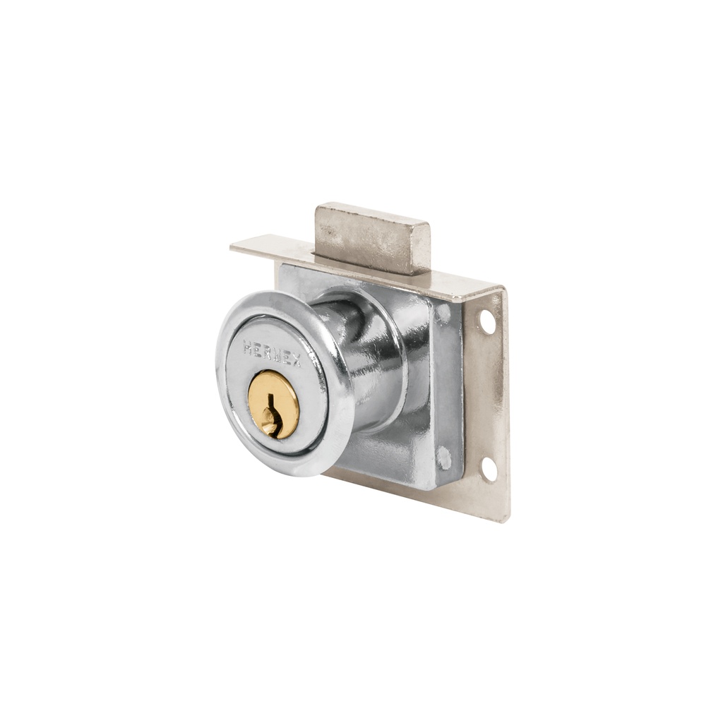 Cerradura para mueble, accion vertical, modelo 24 - Cromo, Truper
