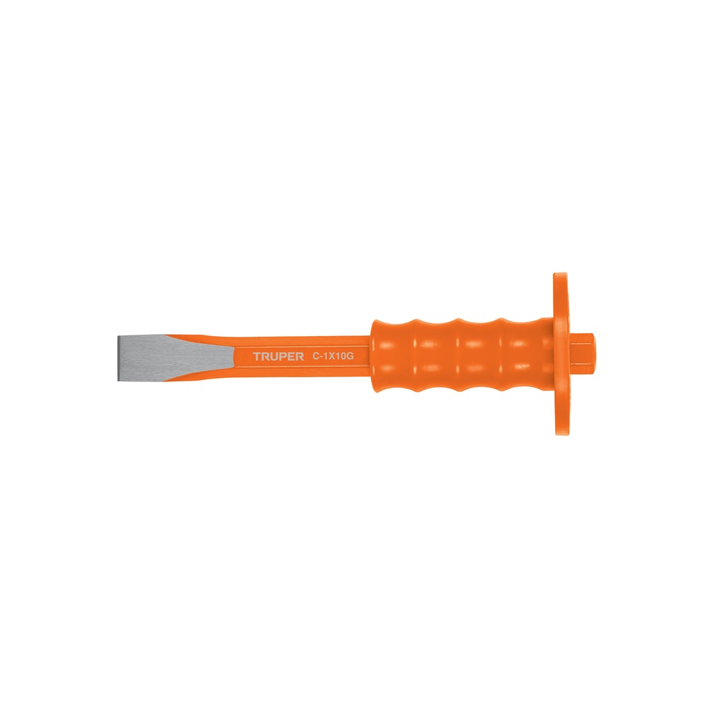 Cinceles 10" de largo con grip - Cuña 1", Truper