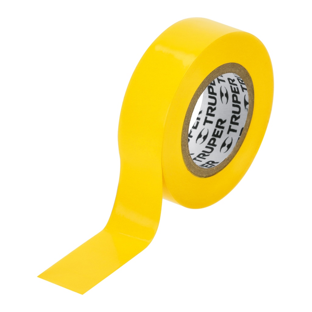 Cinta aislante, 9m x 19mm Amarillo, Truper