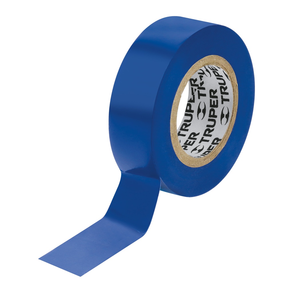 Cinta aislante, 9m x 19mm Azul, Truper