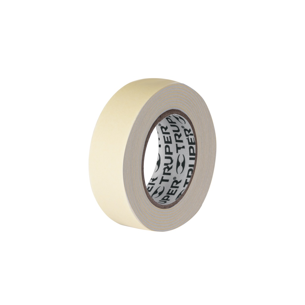 Cinta de montaje doble cara, ancho 19mm x 1.5m, Truper