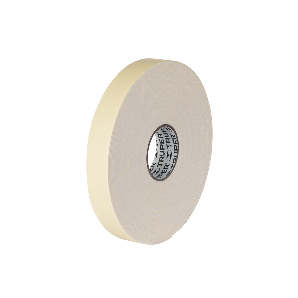 Cinta de montaje doble cara, ancho 19mm x 10m, Truper