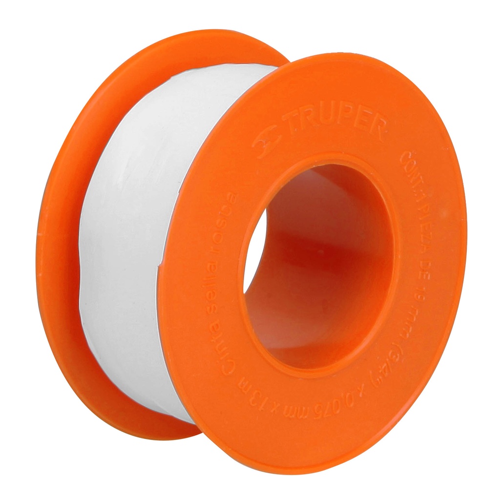 Cinta sella roscas, uso general, 13m Ancho 3/4", Truper