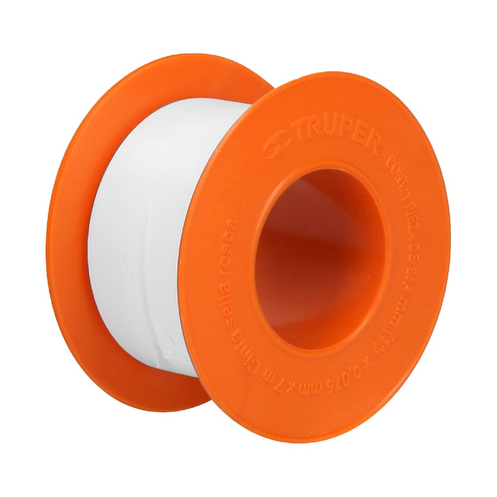 Cinta sella roscas, uso general, 7m Ancho 1", Truper