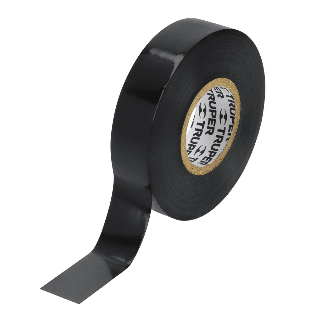 Cintas aislantes, 18m x 19mm Negro, Truper