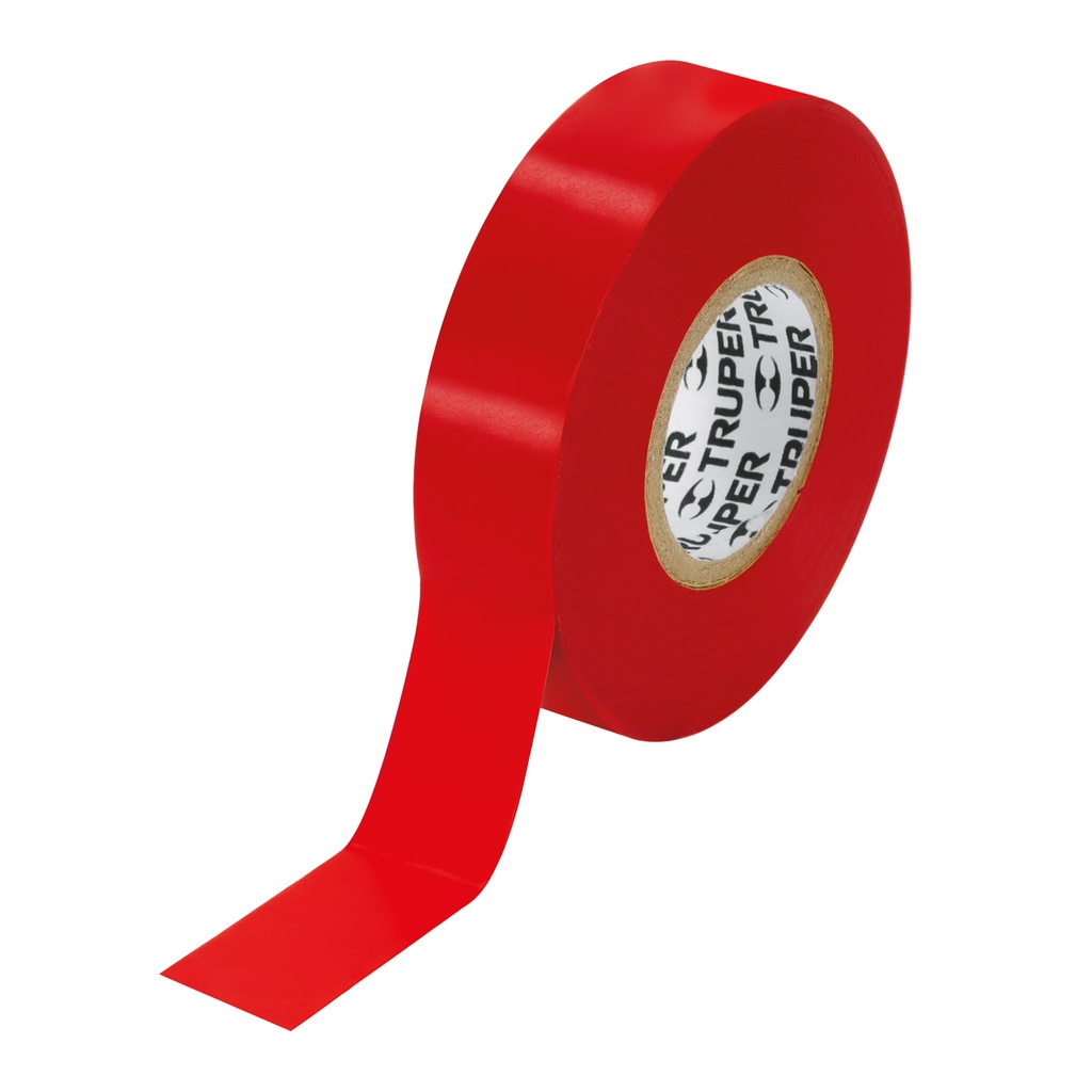 Cintas aislantes, 18m x 19mm Rojo, Truper