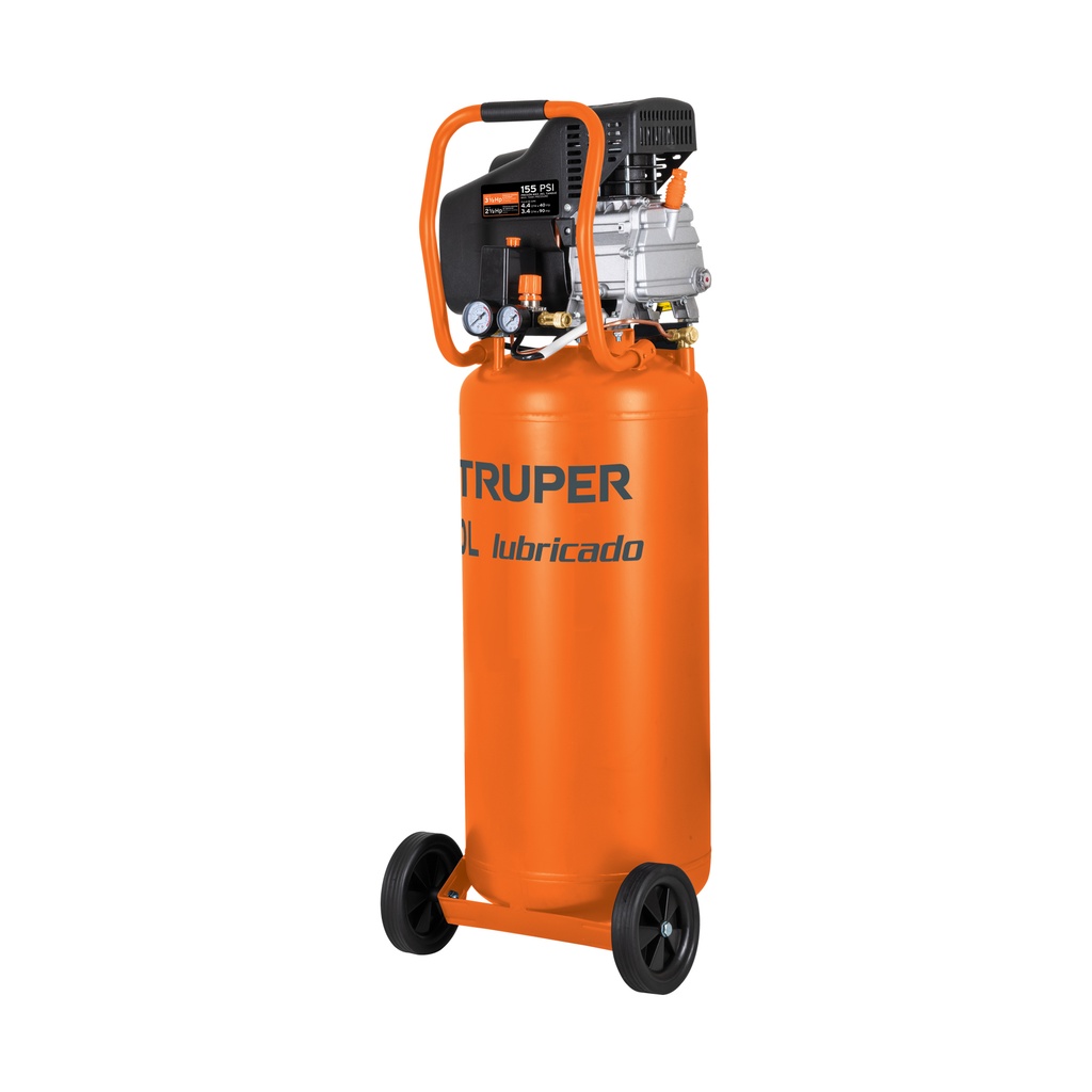 Compresora lubricada, 80 L, Truper