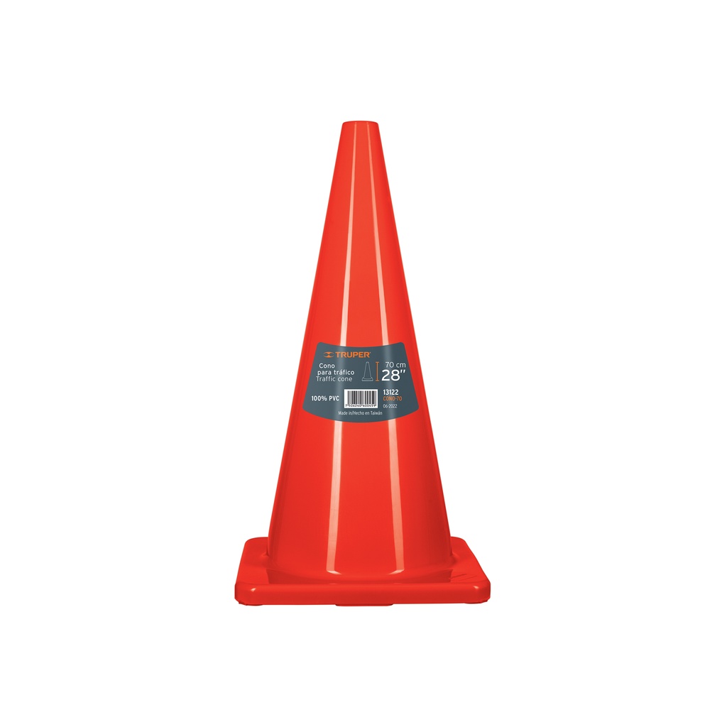Conos de precaucion de PVC  70cm, Truper