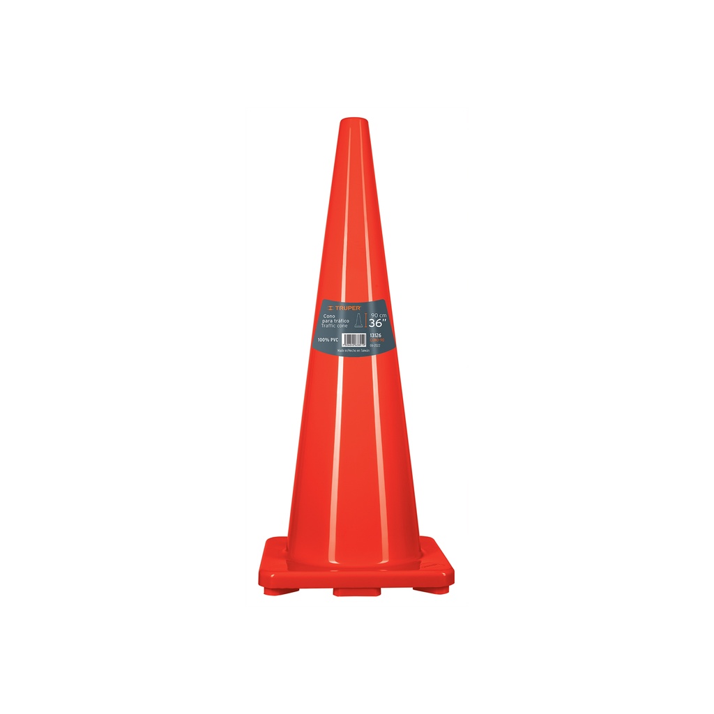 Conos de precaucion de PVC  90cm, Truper