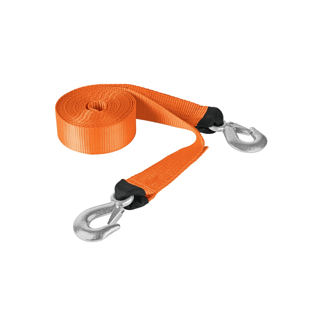 Correa para remolque con ganchos, 2" x 5.8m, Truper