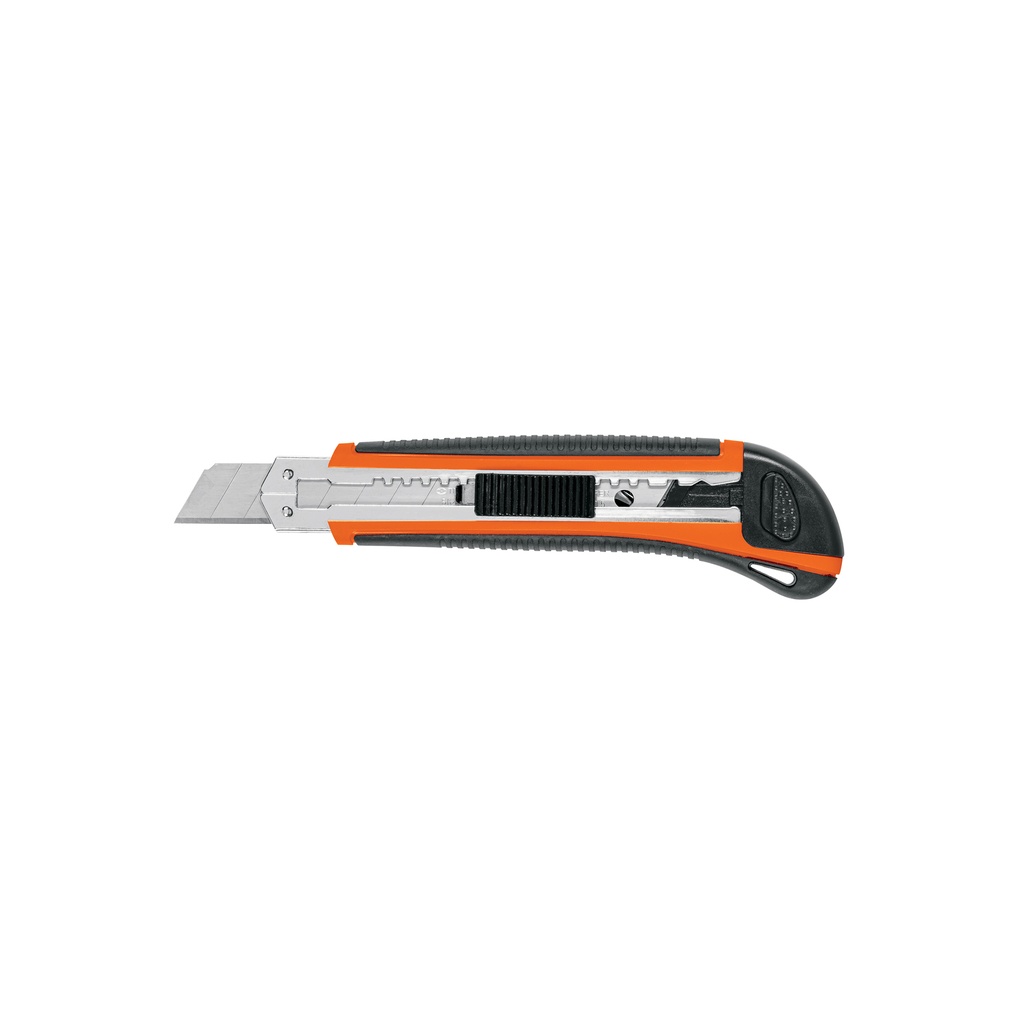 Cutter con alma metalica y grip, trabajo pesado x 18mm, Truper