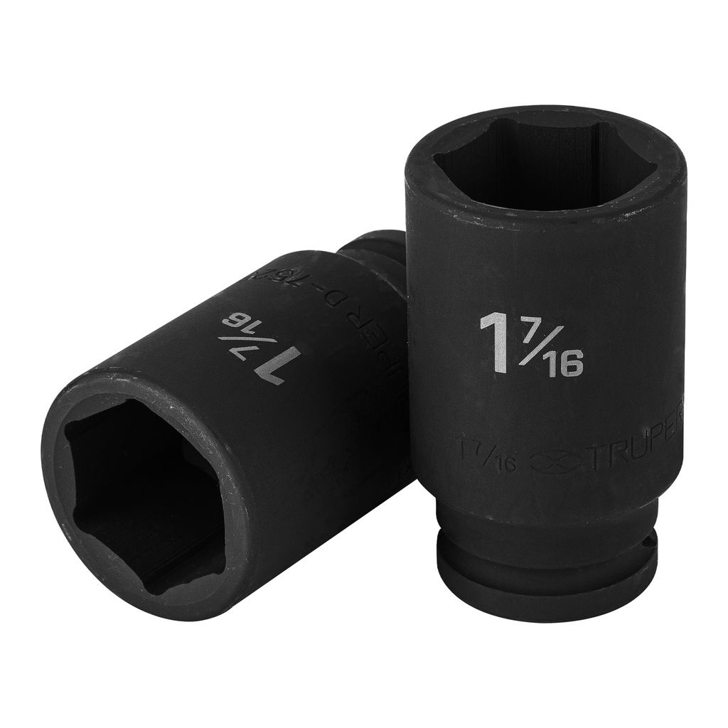 Dado de impacto tubular hexagonal E 3/4" x 1 7/16 ", Truper