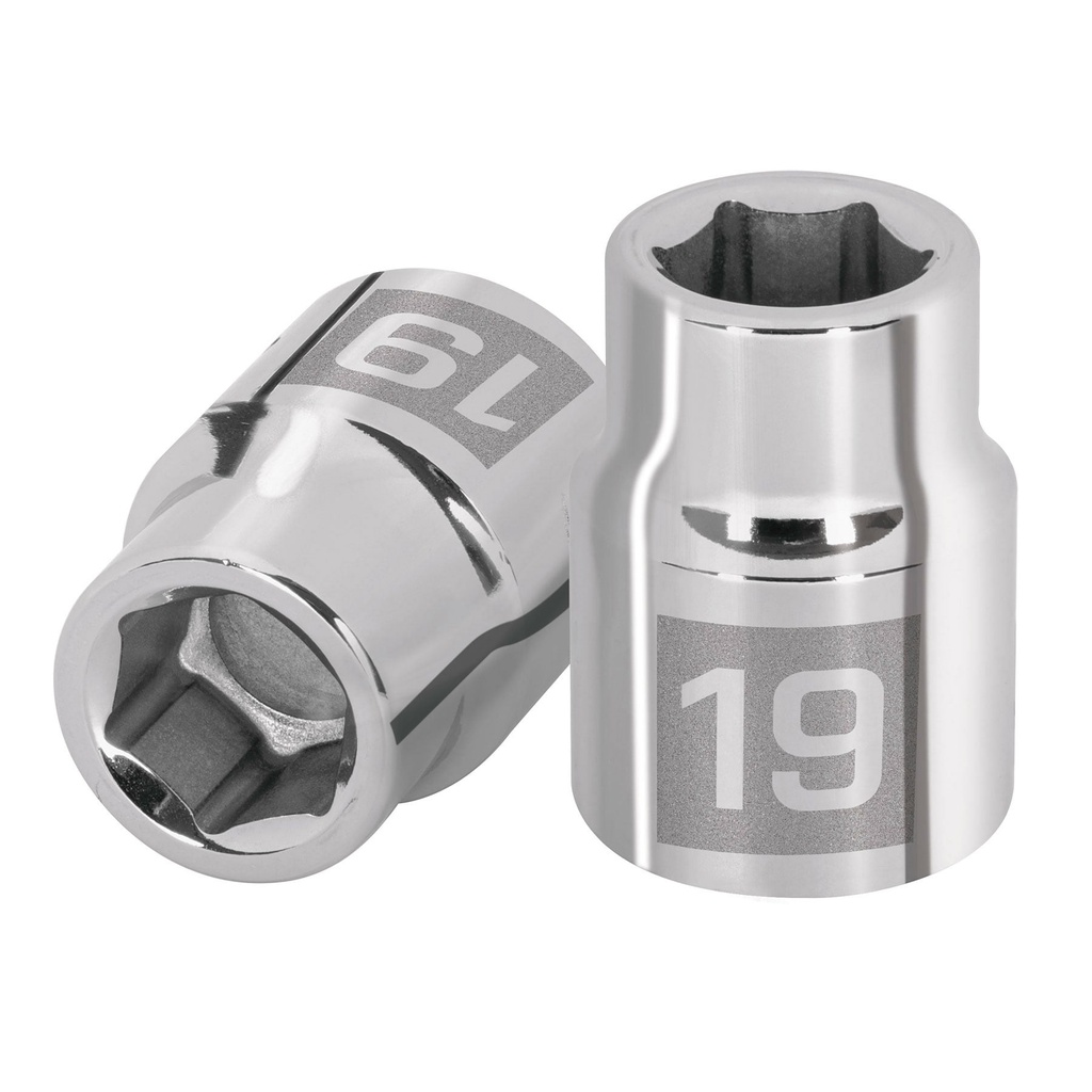 Dado hexagonal  E 3/4" - 19 mm, Truper