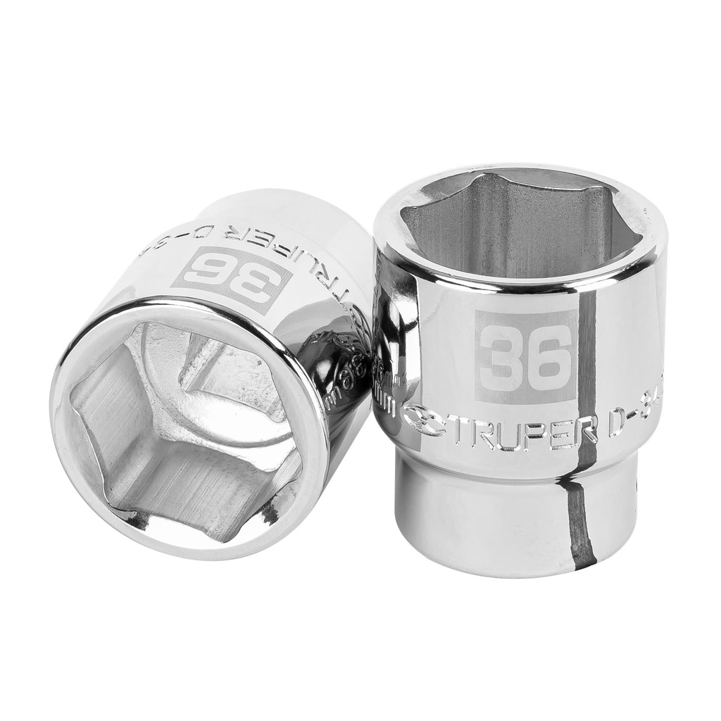 Dado hexagonal  E 3/4" - 36 mm, Truper