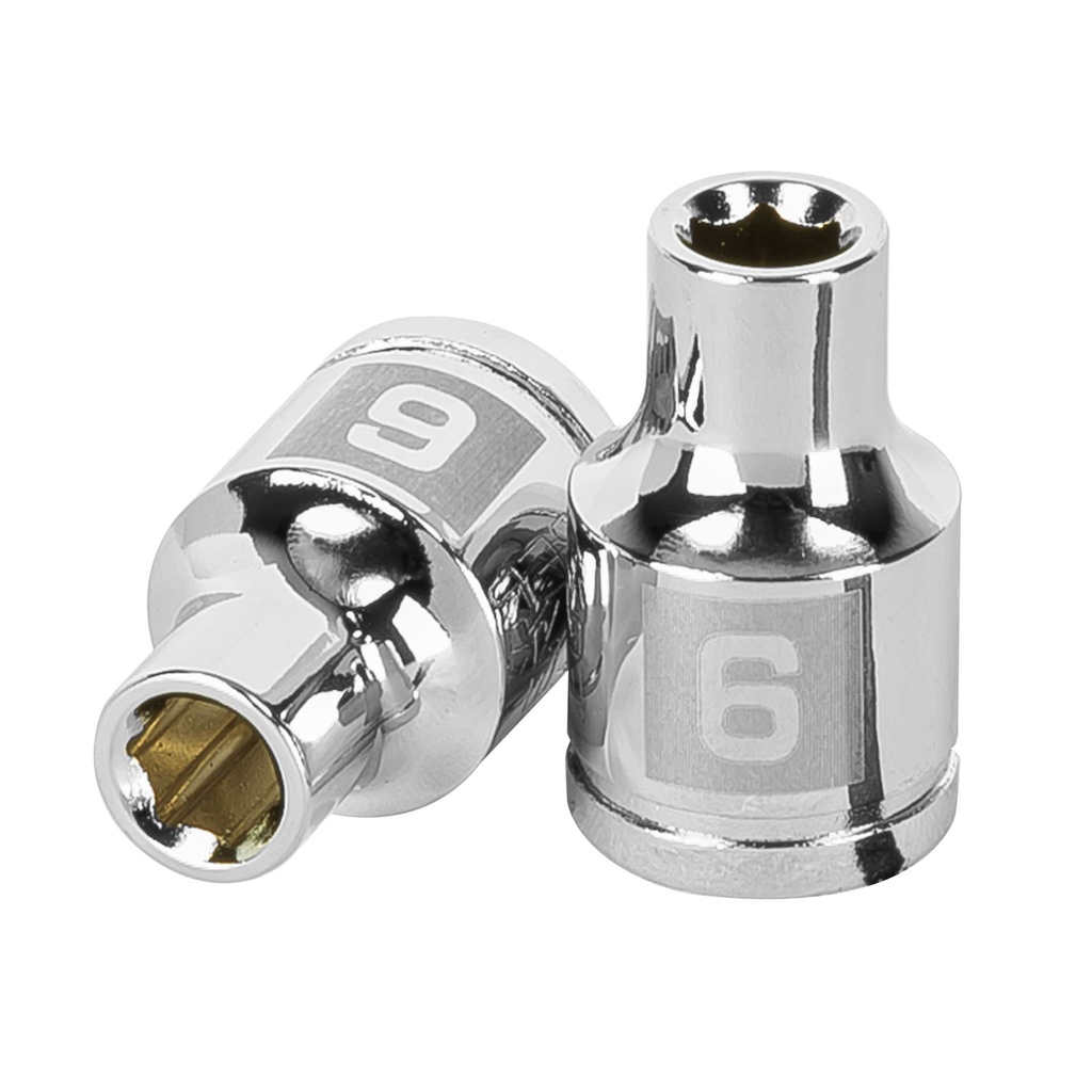 Dado hexagonal en mm  E3/8" -  6mm, Truper
